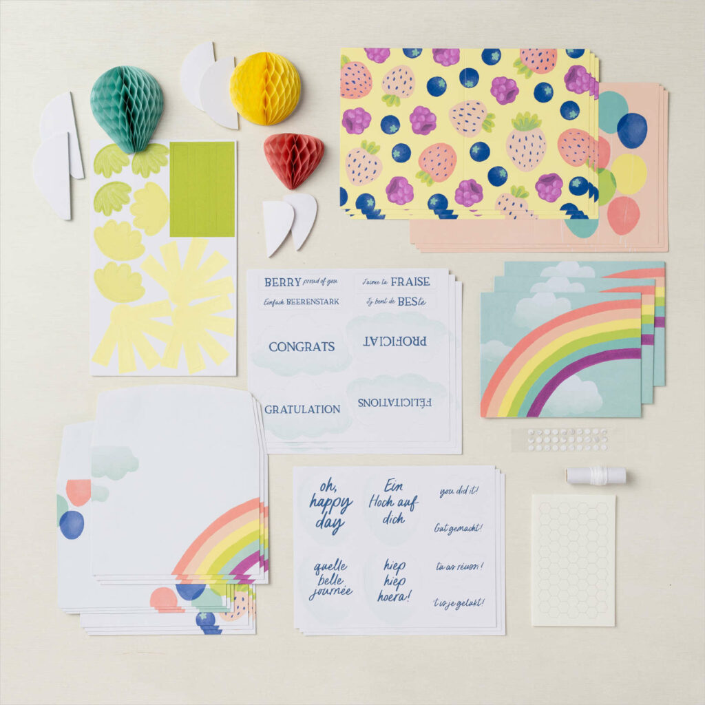 Nieuw: Creatieve set Hoera, honeycomb